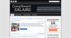 Desktop Screenshot of complementsalaire.info